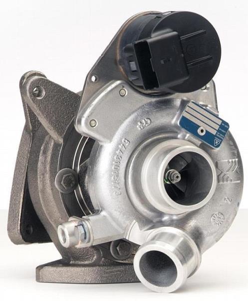 VTG turbocharger for passenger cars and light commercial vehicles.